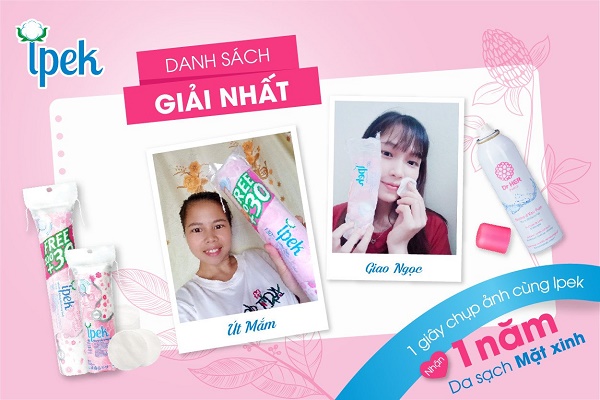 CÔNG BỐ KẾT QUẢ MINI GAME: “1 GIÂY CHỤP ẢNH CÙNG IPEK – NHẬN 1 NĂM DA SẠCH MẶT XINH” 3