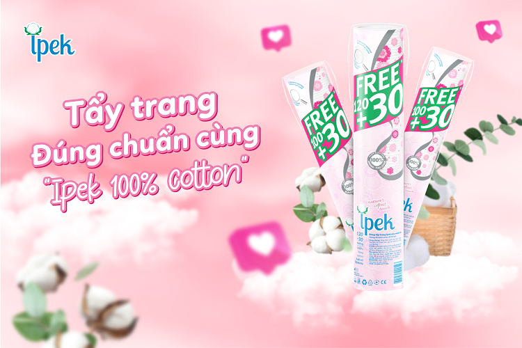 Mê cái cách mà bông tẩy trang Ipek âm thầm chăm sóc da của bạn