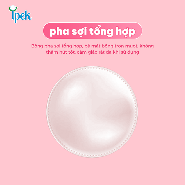 Phân biệt bông tẩy trang 100% cotton với bông tẩy trang sợi tổng hợp 2