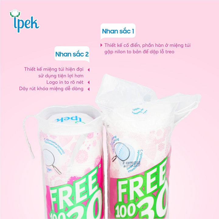 Thông báo Ipek 130 miếng lộ diện bao bì thứ 2