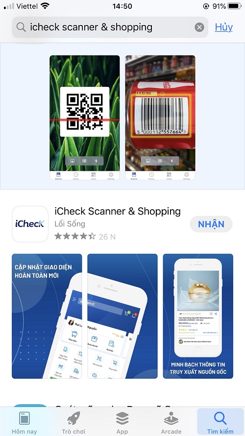 Xóa tan nỗi lo mua phải bông tẩy trang Ipek giả nhờ App Icheck Scanner 2